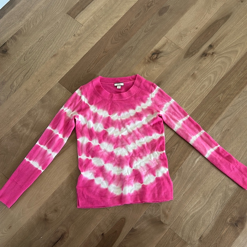 J. Crew cashmere tie-dye sweater size XXS